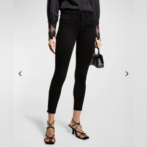 EUC L’agence Margot high rise skinny ankle noir size 27